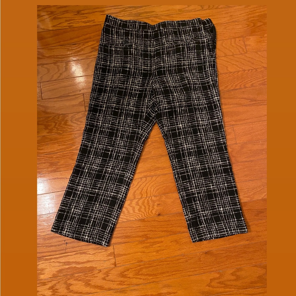 Zara Black and White Fall Pants XL